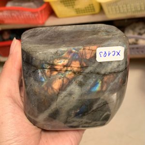 ĐÁ XÀ CỪ - HẮC NGUYỆT QUANG - Labradorite (XC183) - KL: 0,802KG