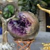 Bi Cầu Miệng Cười Thạch Anh Tím – Amethyst (BTH10) – KL: 0,22 KG – ĐK: 5,8CM