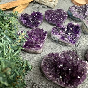 Trái tim Amethyst | Đá trang trí, sưu tầm, healing | CADA DECOR