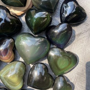 Trái tim Rainbow Fluorite | Đá trang trí, sưu tầm, healing | CADA DECOR