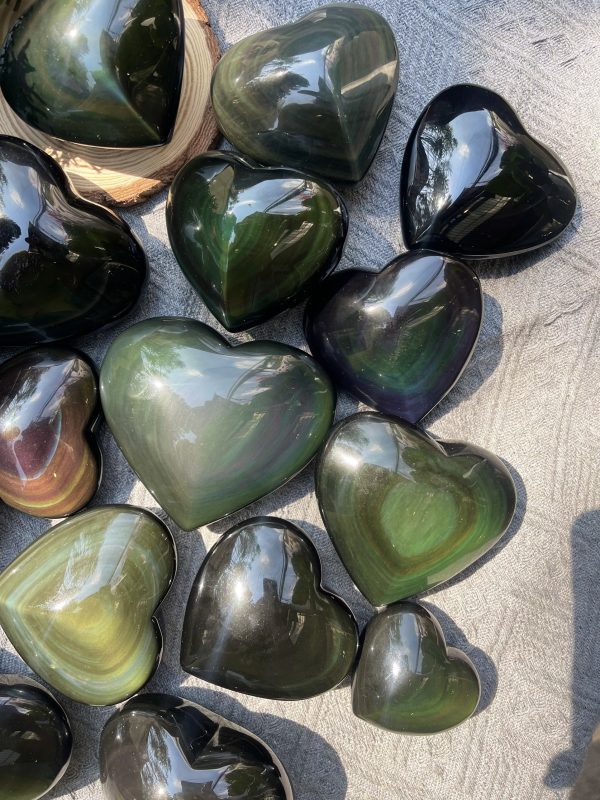 Trái tim Rainbow Fluorite | Đá trang trí, sưu tầm, healing | CADA DECOR