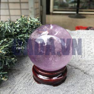 BI CẦU THẠCH ANH TÍM (CT11) - ĐK: 6,69 CM - KL: 415,2 GRAM