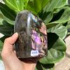 ĐÁ XÀ CỪ - HẮC NGUYỆT QUANG - Labradorite (XC185) - KL: 0,976KG