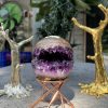 Bi Cầu Miệng Cười Thạch Anh Tím – Amethyst (BTH10) - KL: 0,22 KG - ĐK: 5,8CM