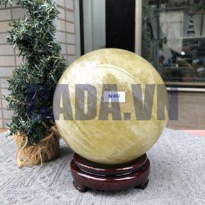 Bi Cầu Thạch Anh Vàng – Citrine Sphere (BV100) - KL: 4,76 KG - ĐK: 15,13 CM