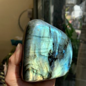 ĐÁ XÀ CỪ - HẮC NGUYỆT QUANG - Labradorite (XC176) - KL: 0,710KG
