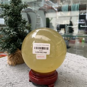 BI CẦU THẠCH ANH VÀNG SAO (TAVS03) ĐK: 11,15CM, KL: 1,94KG