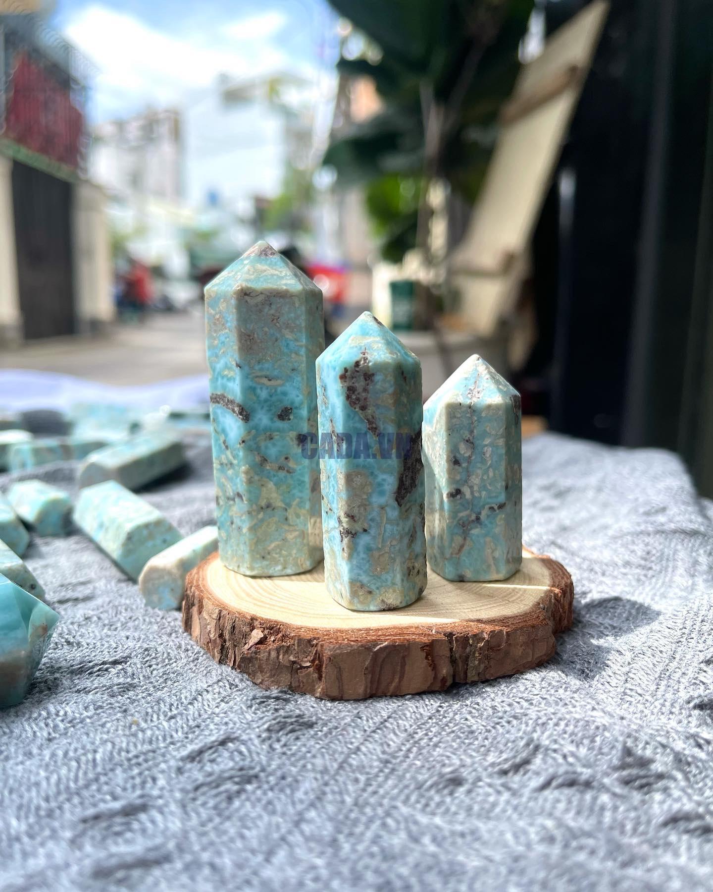 Trụ Larimar | Đá trang trí, sưu tầm, healing | CADA DECOR