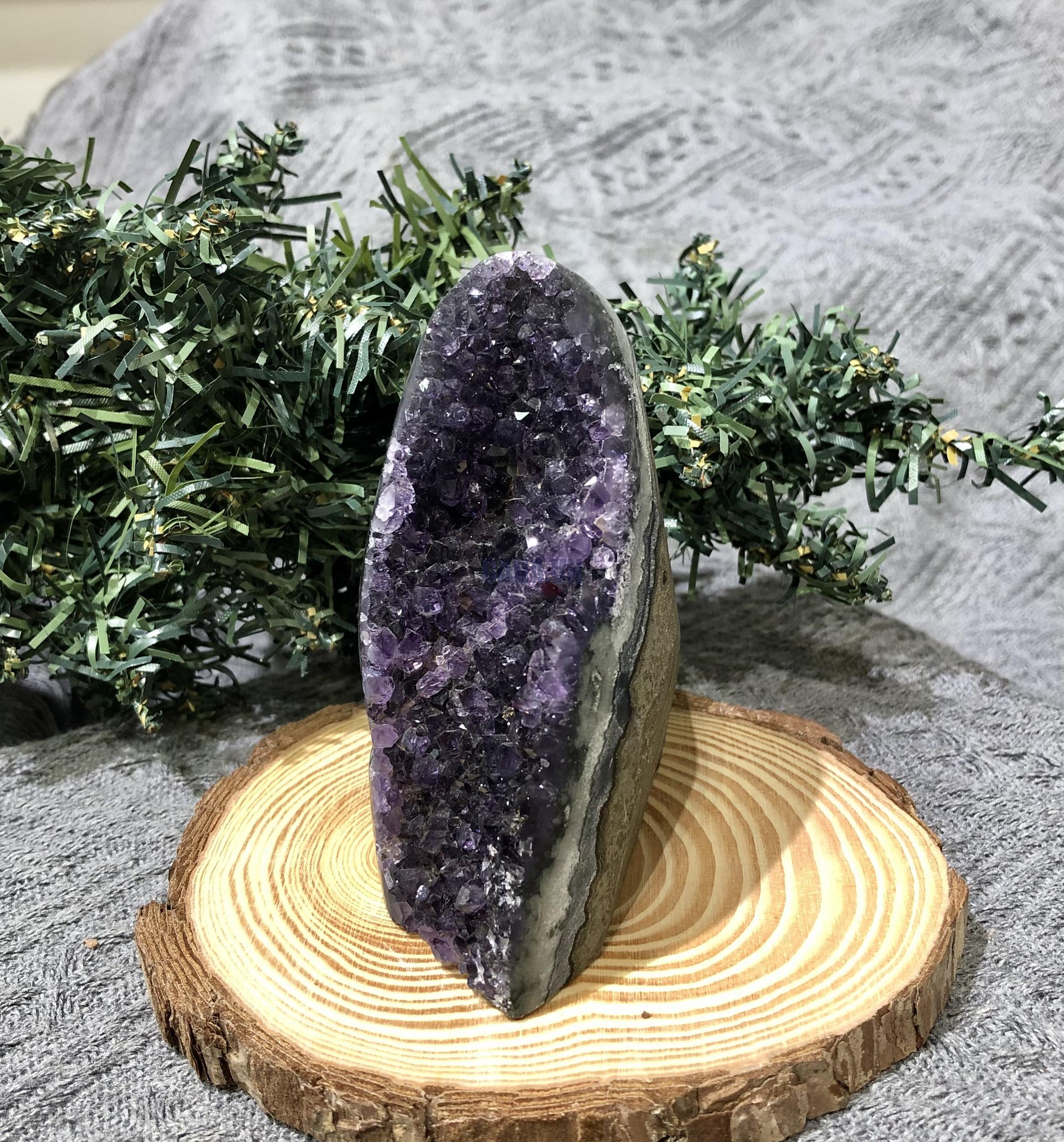HỐC THẠCH ANH TÍM URUQUAY NHỎ - KL: 314,8 GRAM (TU133)