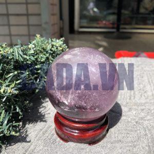 BI CẦU THẠCH ANH TÍM (CT16) - ĐK: 7,01 CM - KL: 452,3 GRAM