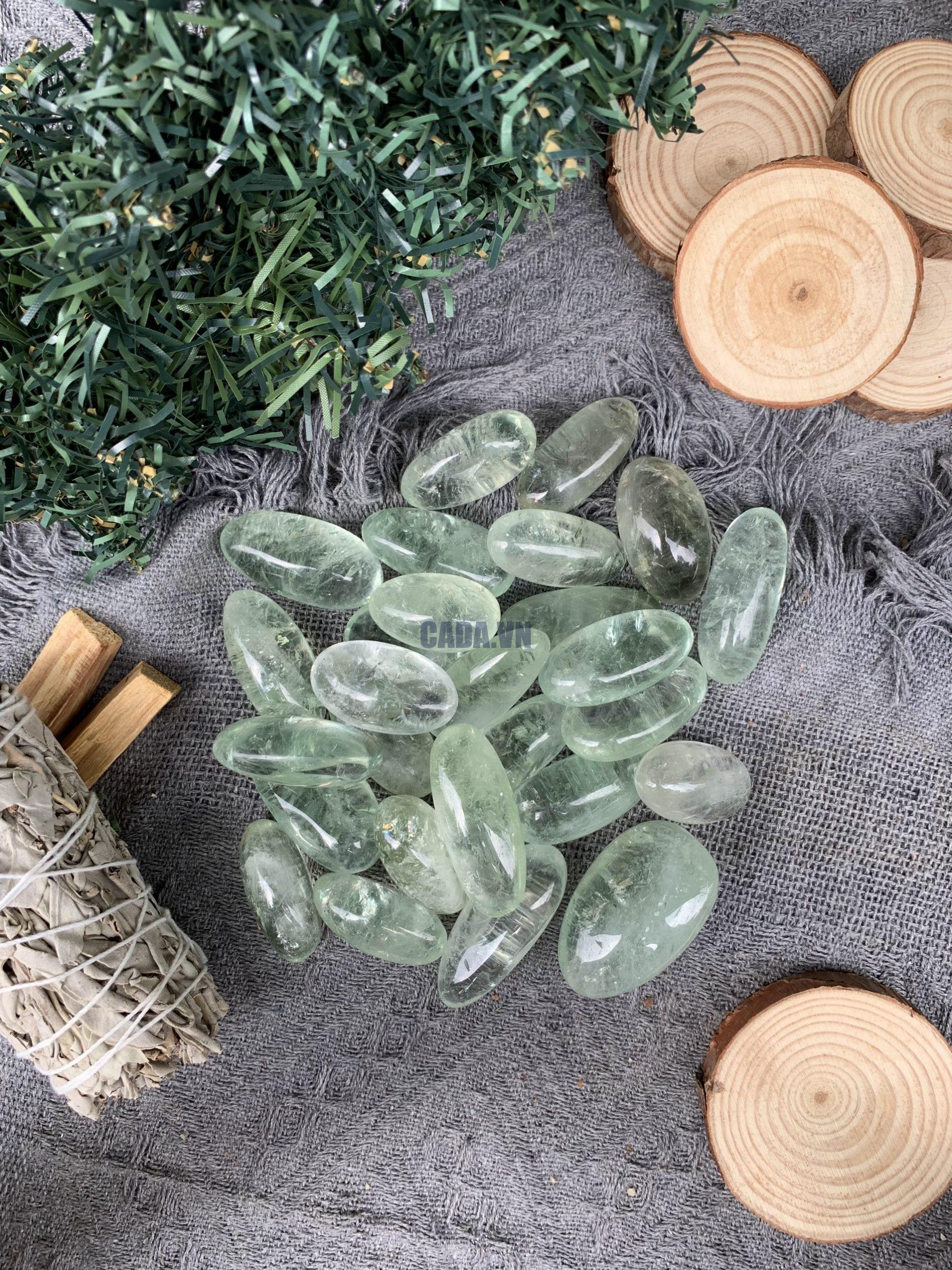 Tumble Prasiolite | Đá trang trí, sưu tầm, healing | CADA DECOR