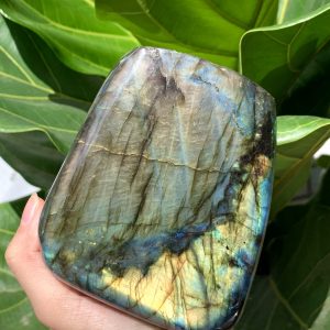 ĐÁ XÀ CỪ - HẮC NGUYỆT QUANG - Labradorite (XC181) - KL: 1,080KG