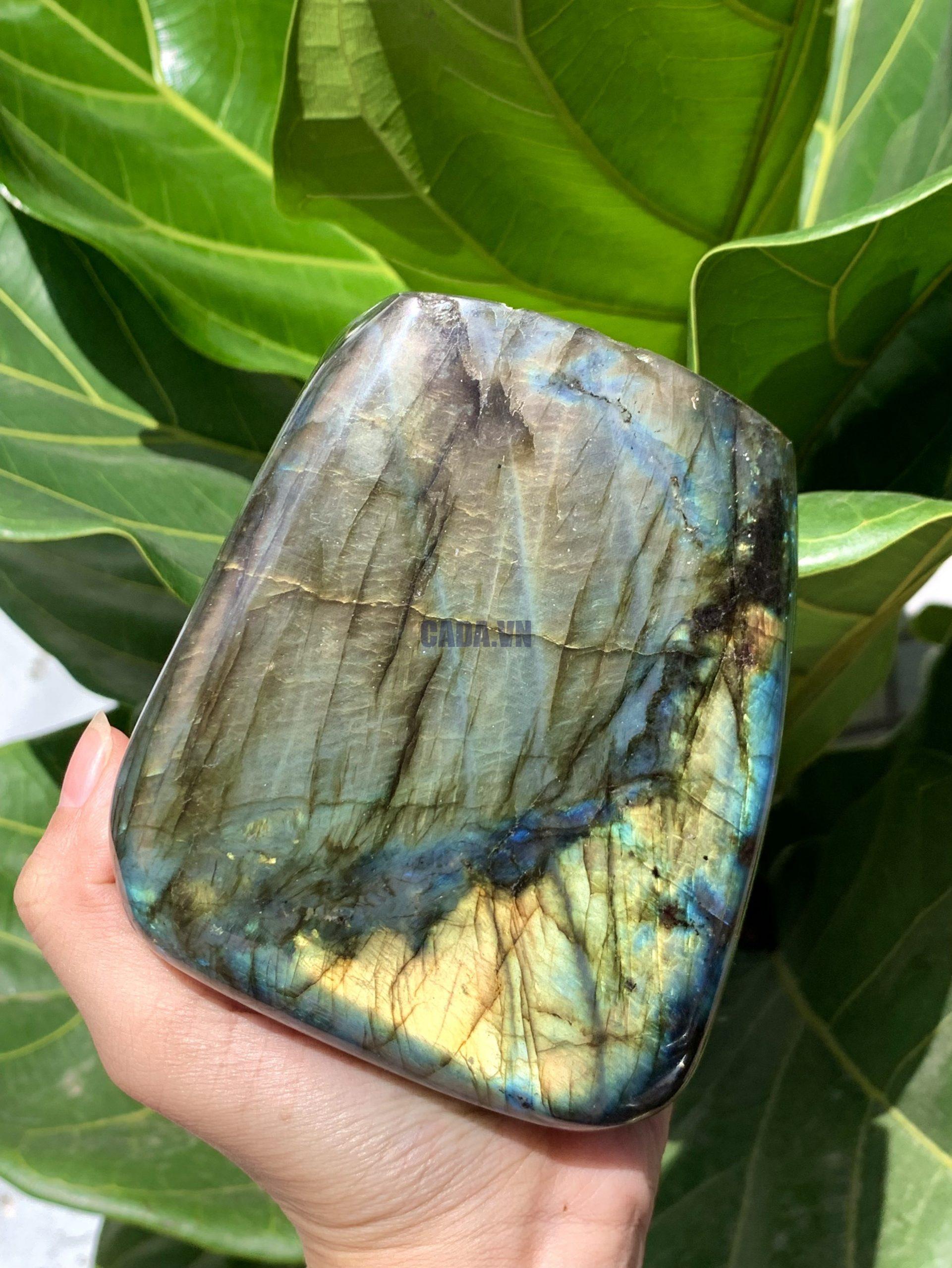 ĐÁ XÀ CỪ - HẮC NGUYỆT QUANG - Labradorite (XC181) - KL: 1,080KG