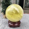 Bi Cầu Thạch Anh Vàng – Citrine Sphere (BV95) - KL: 1,4 KG - ĐK: 10,45 CM