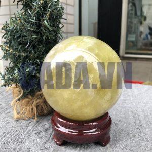 Bi Cầu Thạch Anh Vàng – Citrine Sphere (BV104) - KL: 1,32 KG - ĐK: 9,87 CM