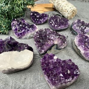 Trái tim Amethyst | Đá trang trí, sưu tầm, healing | CADA DECOR