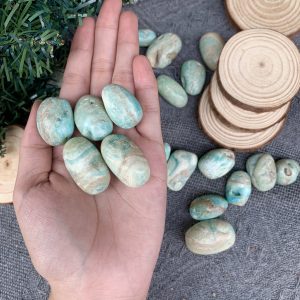Đá Thô Tumble Blue Aragonite - Đá thanh tẩy - Đá Tarot | CADA DECOR