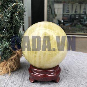 Bi Cầu Thạch Anh Vàng – Citrine Sphere (BV108) - KL: 1,625 KG - ĐK: 10,67 CM
