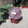 BI CẦU THẠCH ANH TÍM (CT05) – ĐK: 6,85 CM – KL: 433,1 GRAM