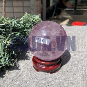 BI CẦU THẠCH ANH TÍM (CT05) - ĐK: 6,85 CM - KL: 433,1 GRAM