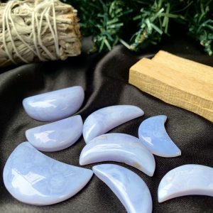 Mặt trăng Blue Lace Agate | CADA DECOR