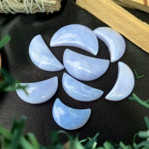 Mặt trăng Blue Lace Agate | CADA DECOR