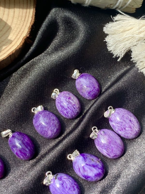 Mặt Dây Chuyền Đá Mắt Rồng - Charoite