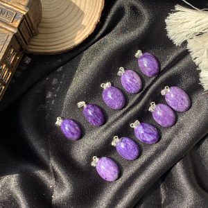 Mặt Dây Chuyền Đá Mắt Rồng - Charoite