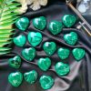 Trái Tim Đá Lông công - Malachite Heart