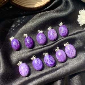 Mặt Dây Chuyền Đá Mắt Rồng - Charoite