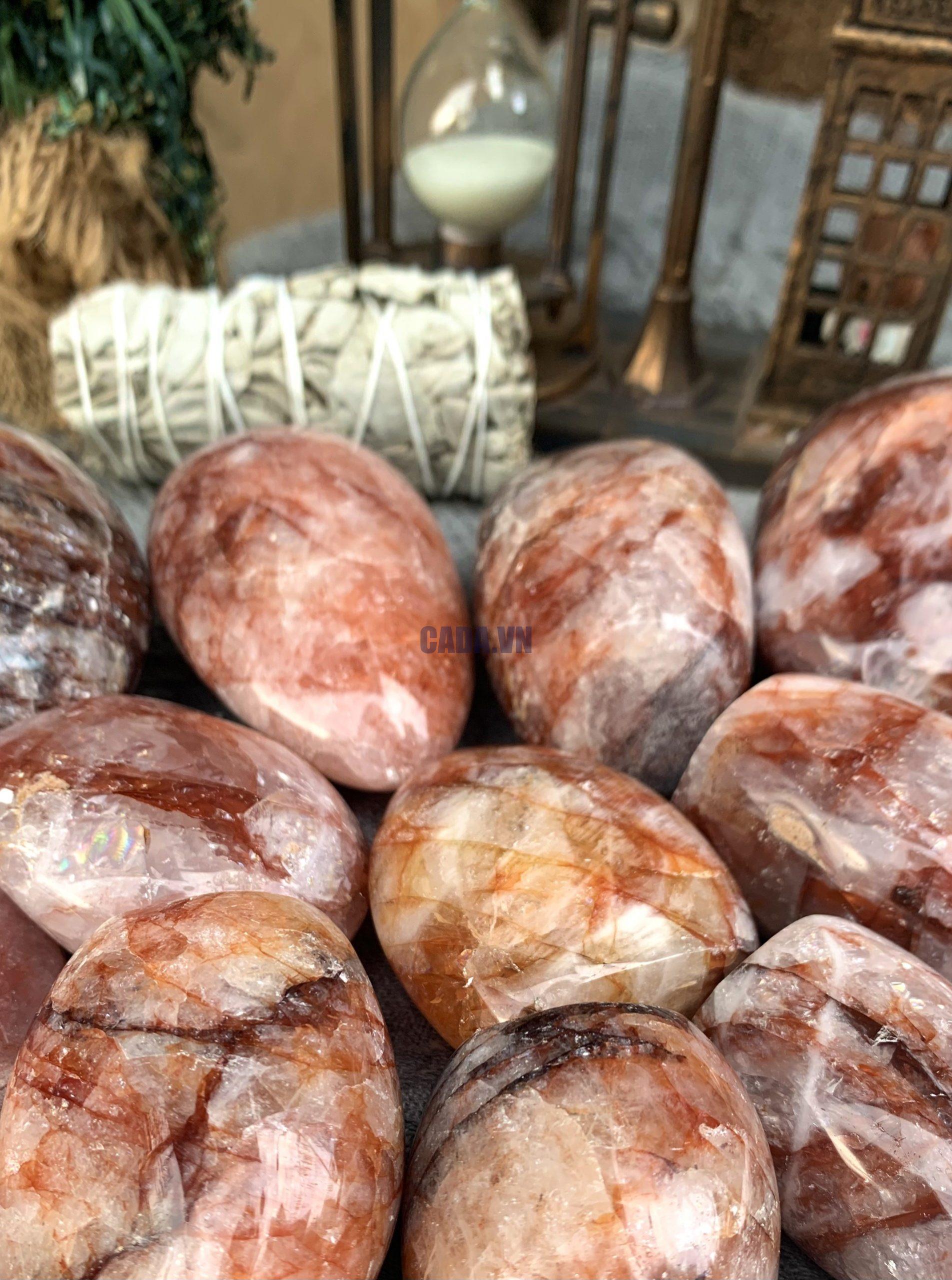 Đá Cảnh Fire Quartz - Thạch anh lửa