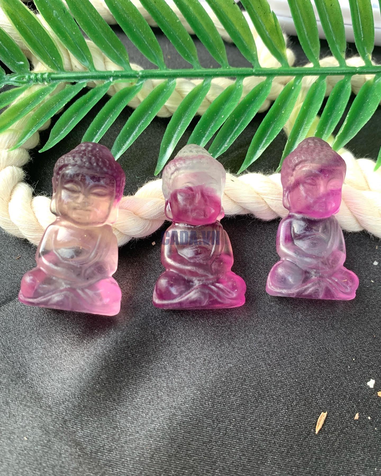 Tượng Phật Fluorite Mini - Mini Fluorite Buddha Statue