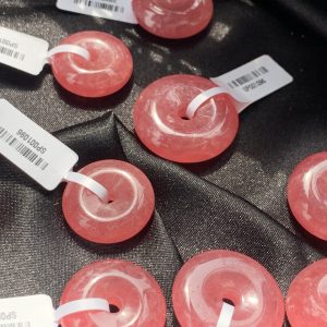 Đồng Điếu Đào Hoa - Rhodochrosite Donut