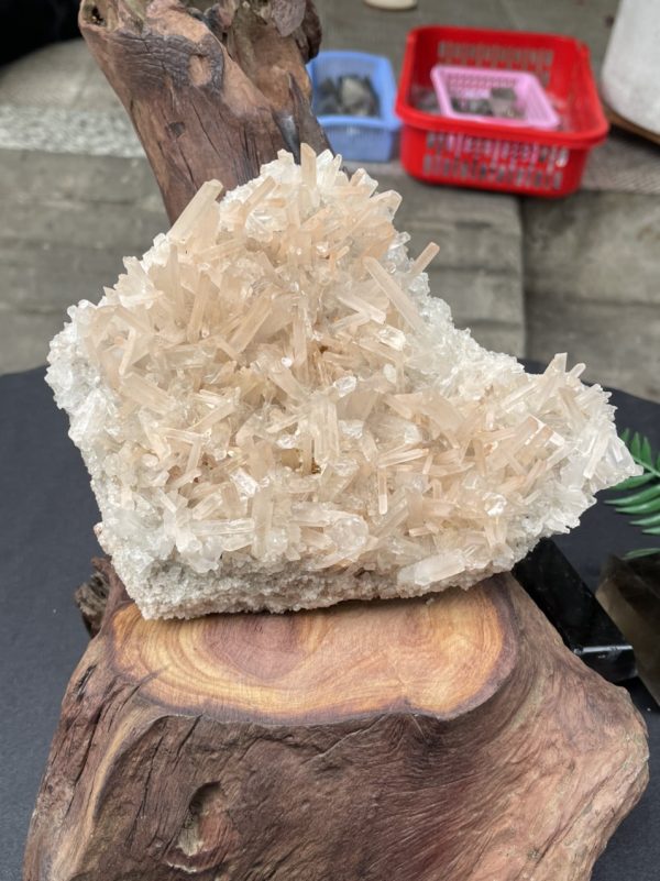Clear quartz Cluster | Đá trang trí, sưu tầm, healing | CADA DECOR
