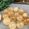 Bi Cầu Honey Calcite | CADA DECOR