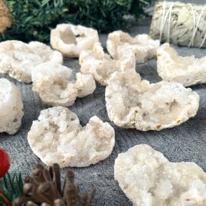 Trái Tim Thạch Anh Trắng | Đá trang trí, sưu tầm, healing | CADA DECOR