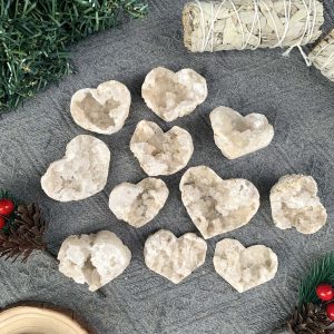 Trái Tim Thạch Anh Trắng | Đá trang trí, sưu tầm, healing | CADA DECOR