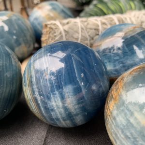 Bi Cầu Blue Onyx - Blue Onyx Ball