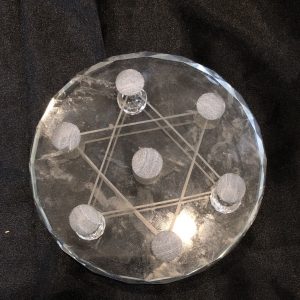 Đế đĩa thất tinh 15cm (cái) | CADA DECOR