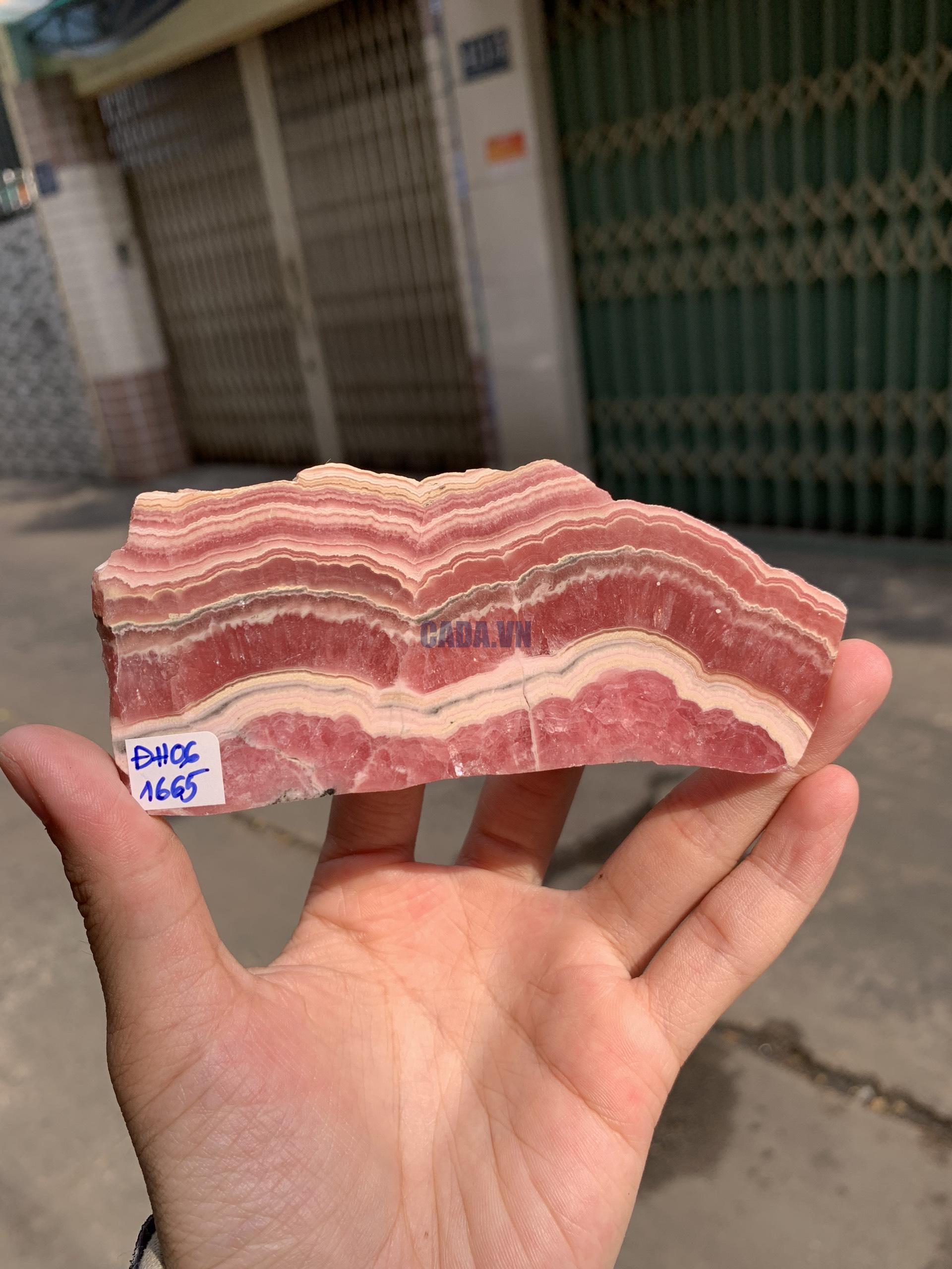 Đá Đào Hoa – Rhodochrosite (ĐH06), KT 4,8*11,4CM | CADA DECOR