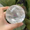 QUẢ CẦU THẠCH ANH TRẮNG (BTR66) ĐK: 8,790CM – KL: 924GRAM | CADA DECOR