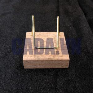 Đế gỗ vuông + kim loại 3cm | CADA DECOR