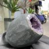 Túi Tiền – Ổ Tụ Tài Thạch Anh Tím – Amethyst (TAT44), KT: 13×10,5x20CM, KL : 5,075kg