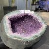 Túi Tiền – Ổ Tụ Tài Thạch Anh Tím – Amethyst (TAT46), KT: 11x9x18CM, KL : 3,235kg