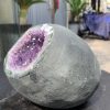 Túi Tiền – Ổ Tụ Tài Thạch Anh Tím – Amethyst (TAT46), KT: 11x9x18CM, KL : 3,235kg