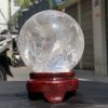 QUẢ CẦU THẠCH ANH TRẮNG (BTR66) ĐK: 8,790CM - KL: 924GRAM | CADA DECOR