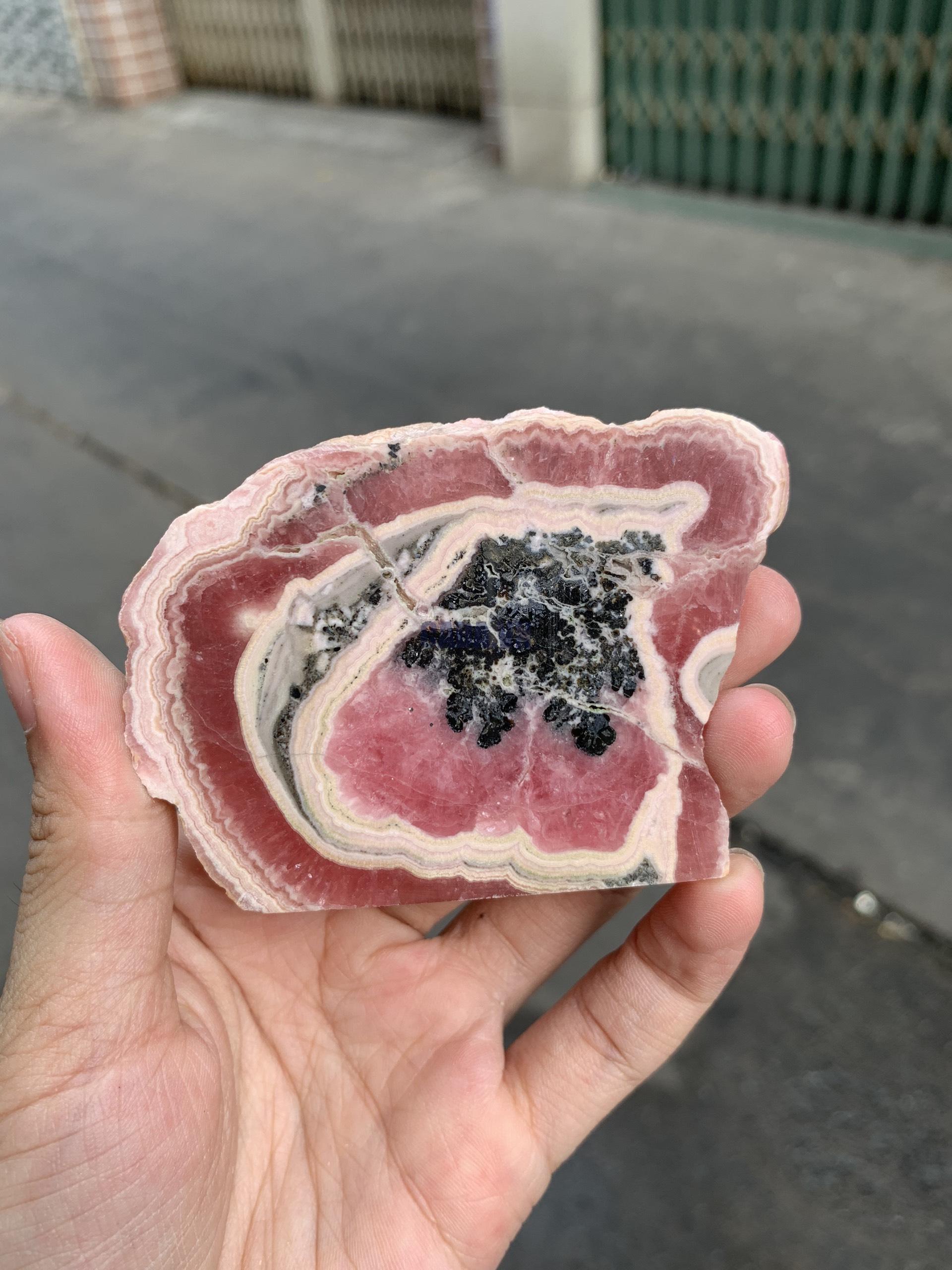 Đá Đào Hoa – Rhodochrosite (ĐH04), KT 5,5*7CM | CADA DECOR