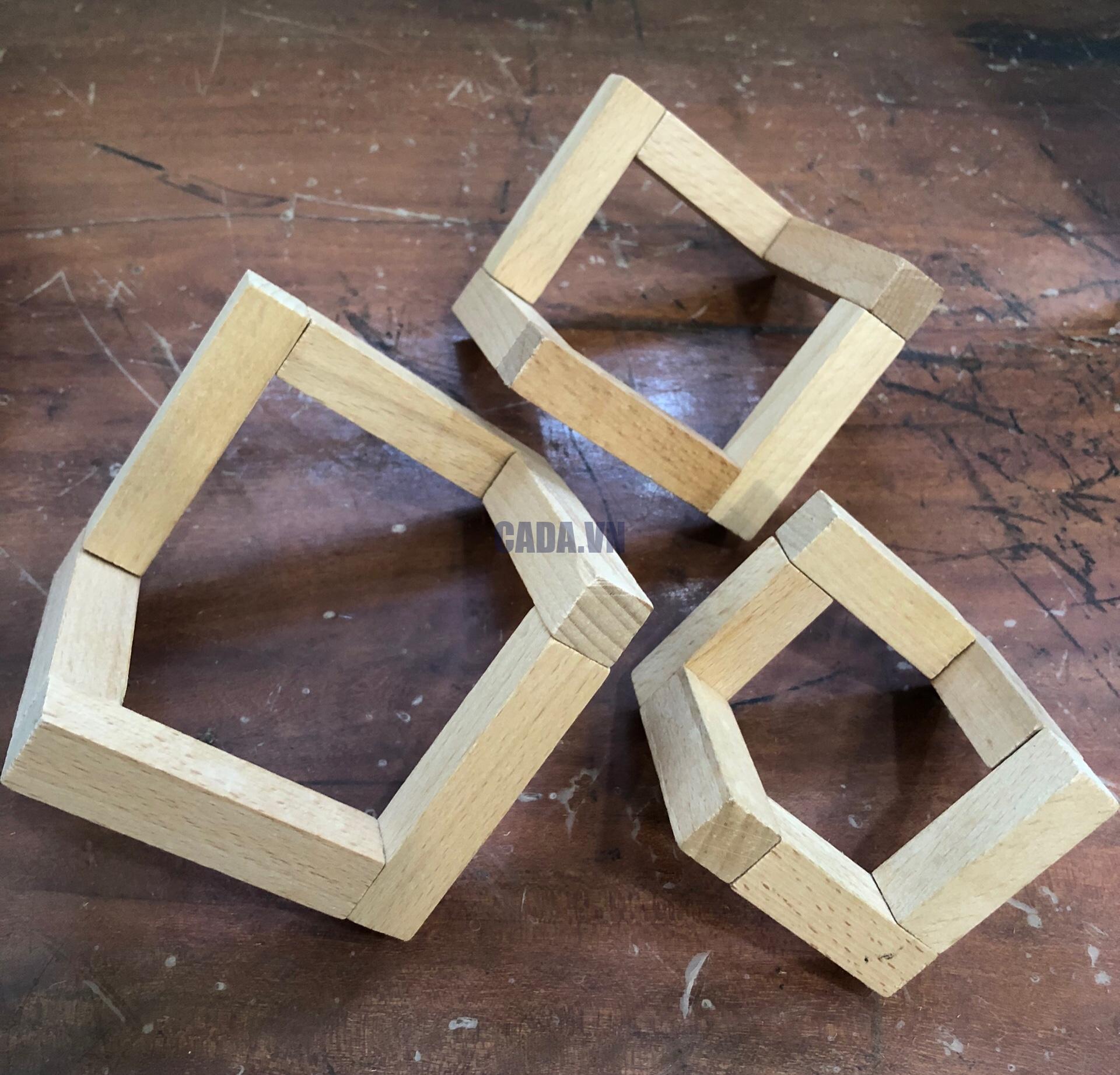 Đế gỗ lắp ráp (cái) | CADA DECOR