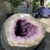 Túi Tiền – Ổ Tụ Tài Thạch Anh Tím – Amethyst (TAT51), KT: 11x10x17CM, KL : 3,785kg