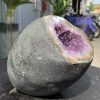 Túi Tiền – Ổ Tụ Tài Thạch Anh Tím – Amethyst (TAT51), KT: 11x10x17CM, KL : 3,785kg